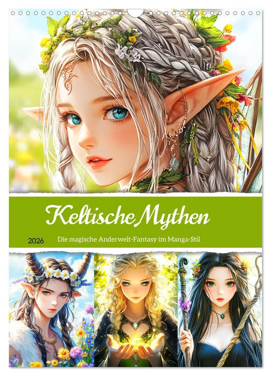 Cover: 9783516247992 | Keltische Mythen. Die magische Anderwelt-Fantasy im Manga-Stil...